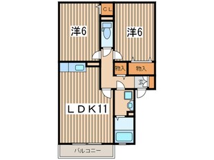 グリーンアｳﾞｪニューＧの物件間取画像